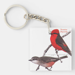 "vermillian flycatcher" schlüsselanhänger
