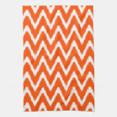 Vermillion Asian Moods Ikat Chevrons Handtuch (Vertikal)