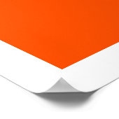 Vermillion Asian Moods Mandalla Poster (Ecke)