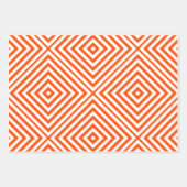 Vermillion Diamond Zickzack Geschenkpapier Set (Vorderseite 3)