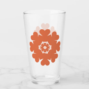 Vermillion – Herz ♥ Heart ♥ Herzen ♥ Hearts 70s Glas