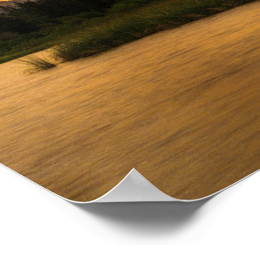 Vermillion Lakes Sunset Poster (Ecke)