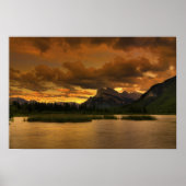Vermillion Lakes Sunset Poster (Vorne)