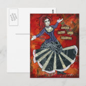 Vermillion Postkarte (Vorne/Hinten)