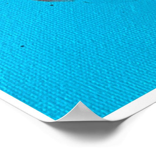 Vermillion Rose Abstrakte Leinwand Kunst - Bold Re Poster (Ecke)