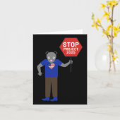 "vermin" Aktivist Stopp Projekt 2025. Karte (Gelbe Blume)