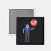 "vermin" Aktivist Stopp Projekt 2025. Magnet (Vorderseite/Rückseite)