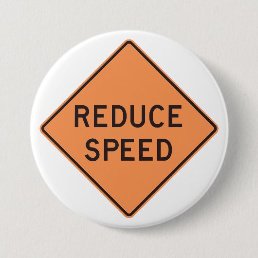 Vermindern Sie die Geschwindigkeit Orange Diamant- Button (Vorderseite)