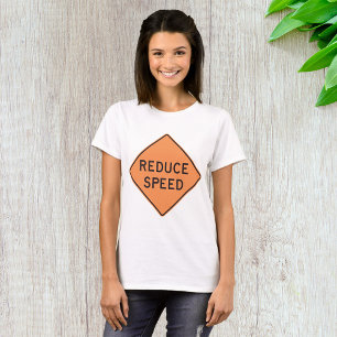 Vermindern Sie die Geschwindigkeit Orange Diamant T-Shirt