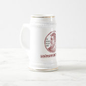 Vermindernde Platten Xerces Stein Bierglas (Vorderseite Links)
