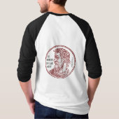 Vermindernder Plattenen-Logo-T - Shirt (Rückseite)