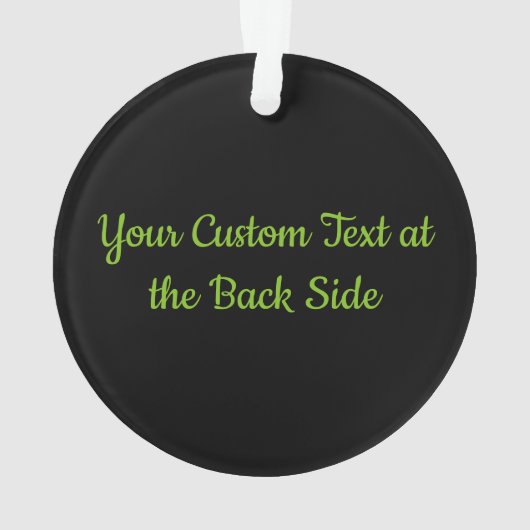 Verminderung der Wiederverwendung Gerecycelt Ornam Ornament (Rückseite)