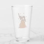 Vermischen in einer Reihe von Blätter Tumbler Glas (Rückseite)