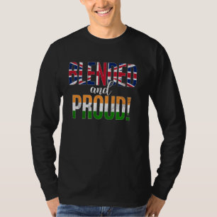 Vermischte und stolze Nationalität - halbe Britisc T-Shirt