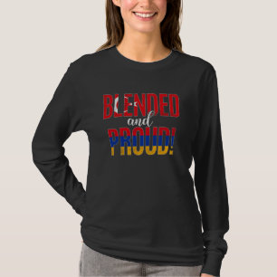 Vermischte und stolze Staatsangehörigkeit halb tür T-Shirt