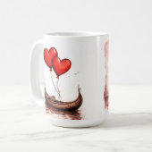 Vermisse dich Geschenk Kaffeetasse (Vorderseite Links)