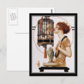 Vermisse dich Postkarte (Vorne/Hinten)