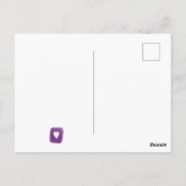 Vermisse dich sehr postkarte (Rückseite)