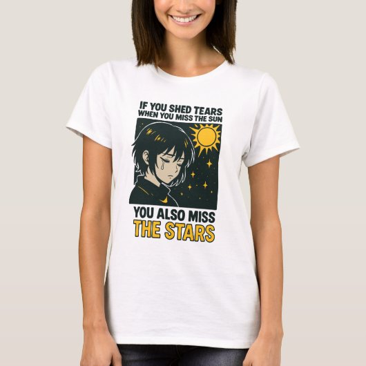 Vermisse die Sterne T-Shirt (Vorderseite)