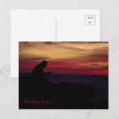 vermissen postkarte (Vorne/Hinten)