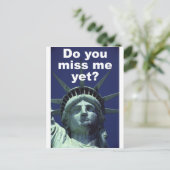 Vermissen Sie mich noch? (Freiheit) Postkarte (Stehend Vorderseite)