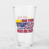 Vermissen Sie mich noch - Trump Glas (Rückseite)