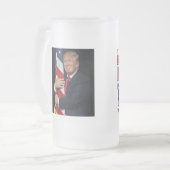 Vermissen Sie mich noch - Trump Mattglas Bierglas (Vorderseite Links)