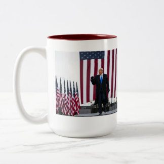 Vermissen Sie mich noch - Trump Zweifarbige Tasse