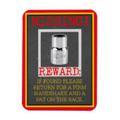 VERMISST! 10MM-SOCKET MAGNET (Vertikal)