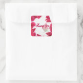 Vermisst - Aufkleber (Tasche)