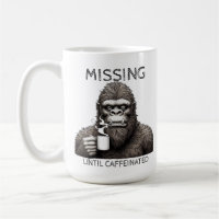 Vermisst bis koffeiniert - Bigfoot-Kaffee-Tasse