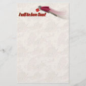 Vermisst Briefpapier (Vorderseite)