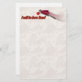 Vermisst Briefpapier (Vorne/Hinten)