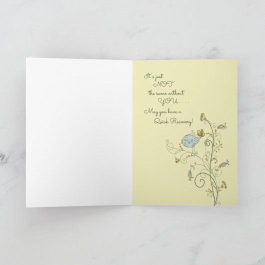 Vermisst Bunco-Erhalten Sie an gut bald Karte (Innenseite)