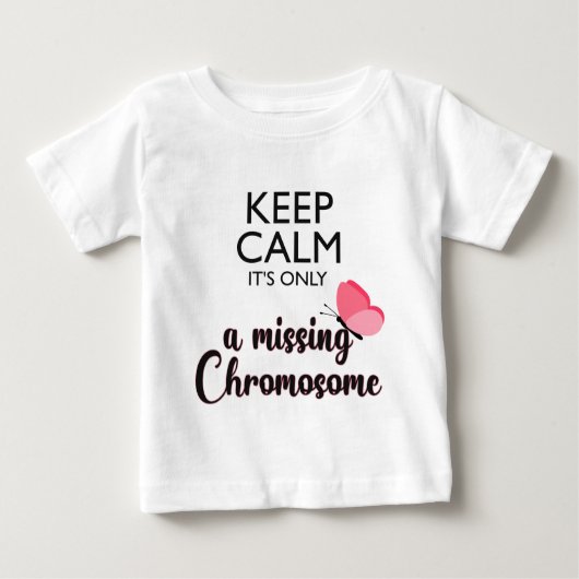 Vermisst-Chromosom-Turner-Syndrom Baby T-shirt (Vorderseite)
