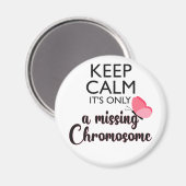 Vermisst-Chromosom-Turner-Syndrom Magnet (Vorderseite/Rückseite)