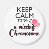 Vermisst-Chromosom-Turner-Syndrom Magnet (Vorne)