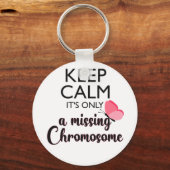 Vermisst-Chromosom-Turner-Syndrom Schlüsselanhänger (Vorderseite)