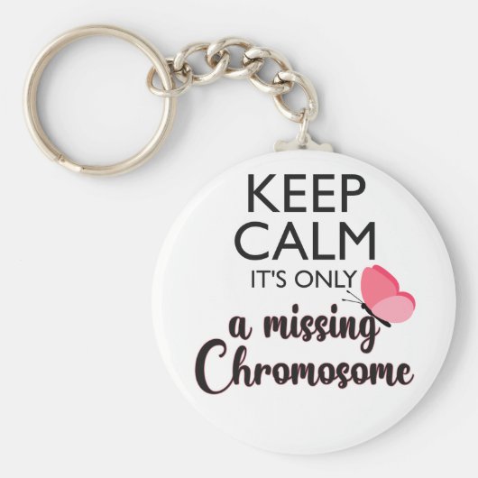 Vermisst-Chromosom-Turner-Syndrom Schlüsselanhänger (Vorne)
