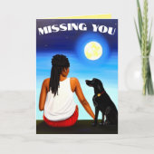 Vermisst Dankeskarte (Vorderseite)