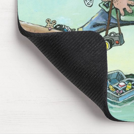 Vermisst das Boot Mousepad (Ecke)