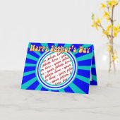 Vermisst der Vater "Der 70er"? Karte (Gelbe Blume)