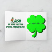 VERMISST DICH AUF ST. PATRICK'S DAY Card Karte (Innenseite)
