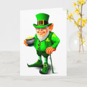 VERMISST DICH AUF ST. PATRICK'S DAY Card Karte (Gelbe Blume)