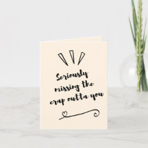 Vermisst die Crap Outta-Karte