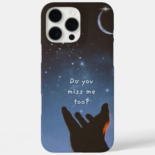 Vermisst du dich auch? – Sternenhimmel iPhone / iP Case-Mate iPhone Hülle (Rückseite)