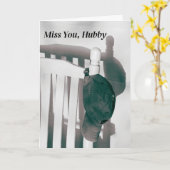 Vermisst ein Shadow-Foto mit Husband-Cap und Chair Karte (Gelbe Blume)