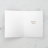 Vermisst Erntedank Hübsch Herbst Blume Karte (Innenseite)