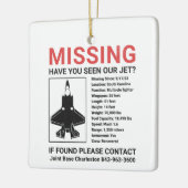 Vermisst F-35 Jet Keramikornament (Links)