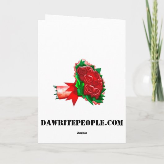 Vermisst Feiertagskarte (Rückseite)